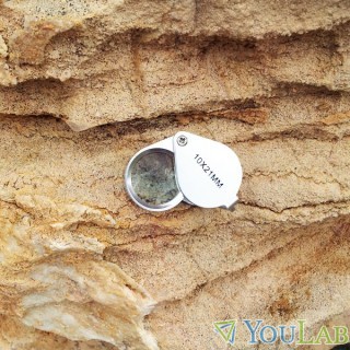 Loupe de géologue 10X