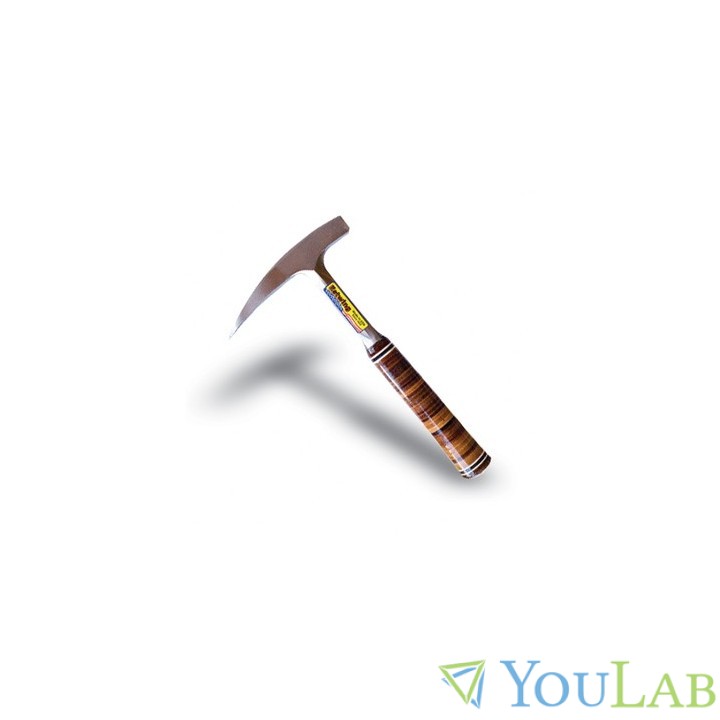 Marteau de géologue Estwing manche cuir (pic et plat 900g)